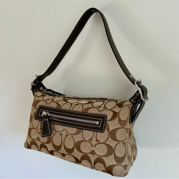 Coach Jacquard Shoulder Bag - Picture 5 of 7